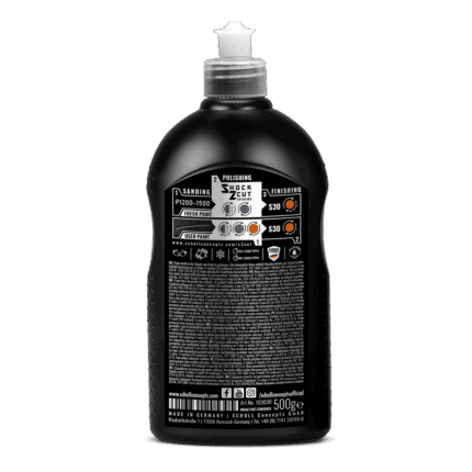 Schwarze Politurflasche, 500g Inhalt